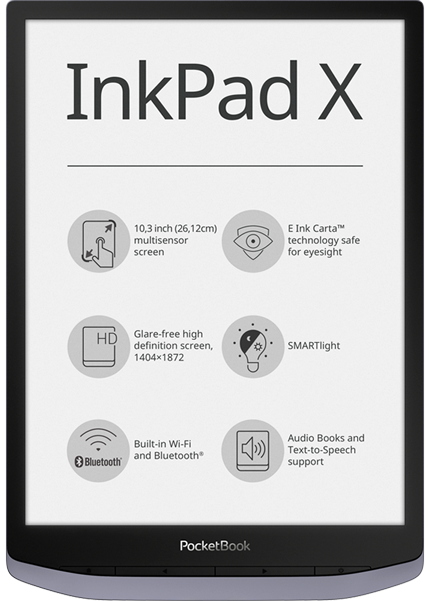 PocketBook InkPad X rozšíří vaše možnosti četby