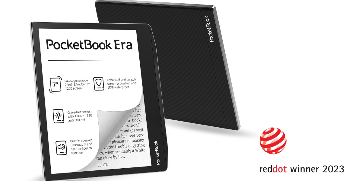Čtečka elektronických knih s nejlepším designem: PocketBook Era získala prestižní ocenění Red Dot Award